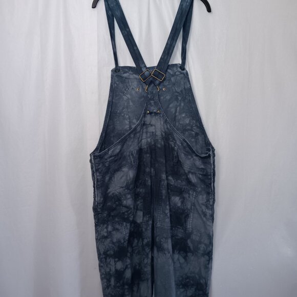 ANTHROPOLOGIE THE WANDERER RELAXED OVERALLS TIE DYE SIZE 32 - Picture 11 of 14